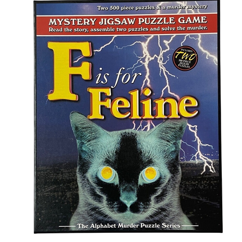 F is‎ for Feline Mystery Jigsaw Puzzle Game